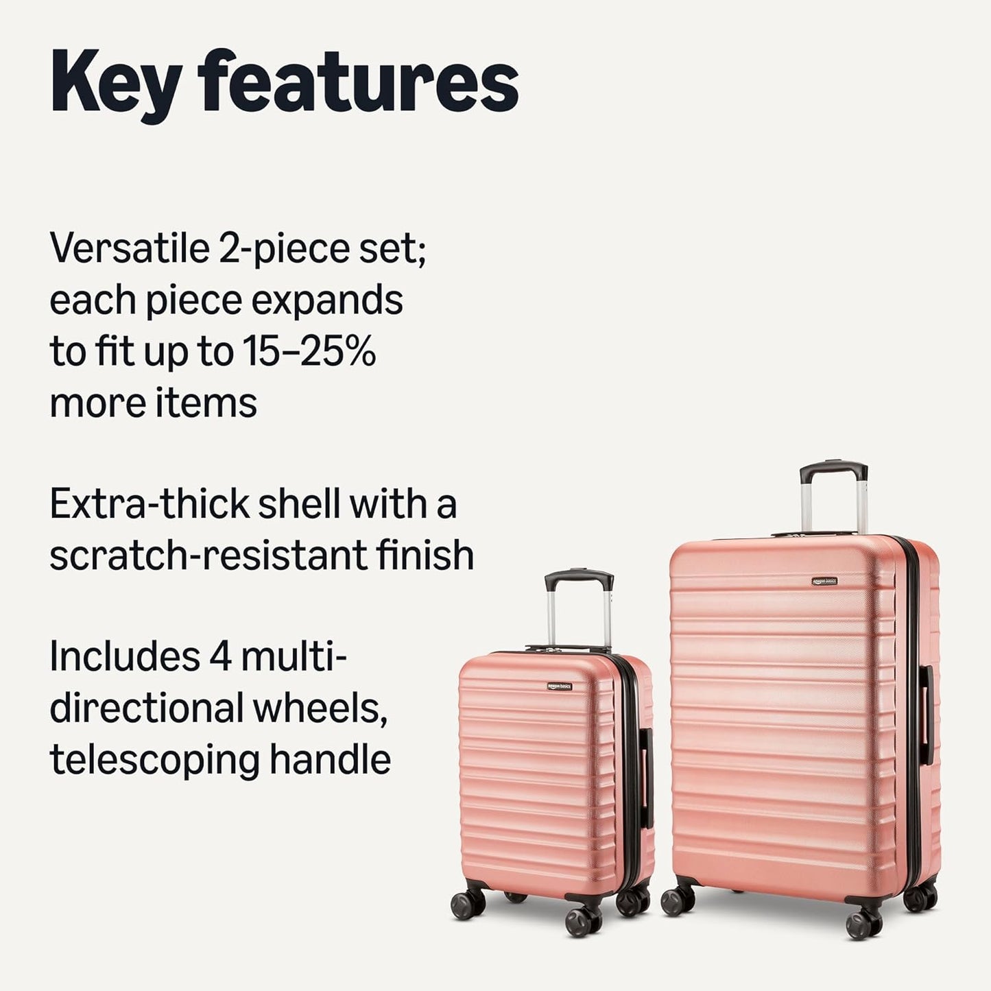 26" Hardside Medium Checked Luggage
