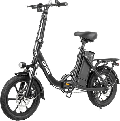 Gotrax 16" Folding E-Bike with Removable Battery 28 Mile Range