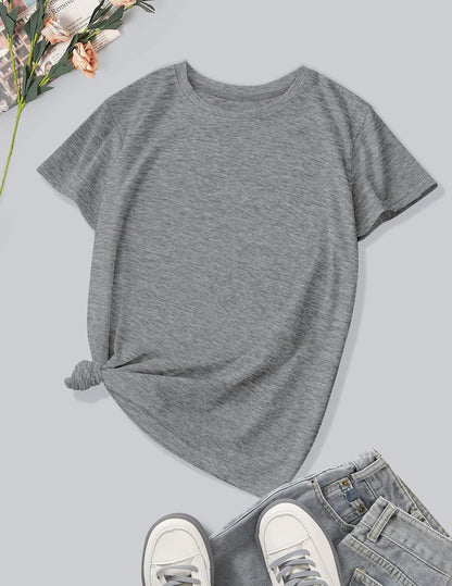 Women's T Shirts Crewneck Short Sleeve Shirt
