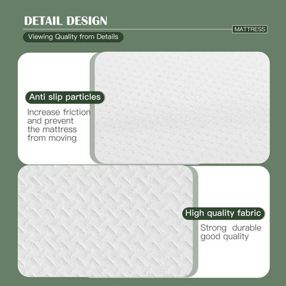 Twin 6 Inch Gel Memory Foam Mattress in a Box Medium Firm