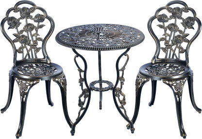 C/G 3 Piece Bistro Set Outdoor Patio Table