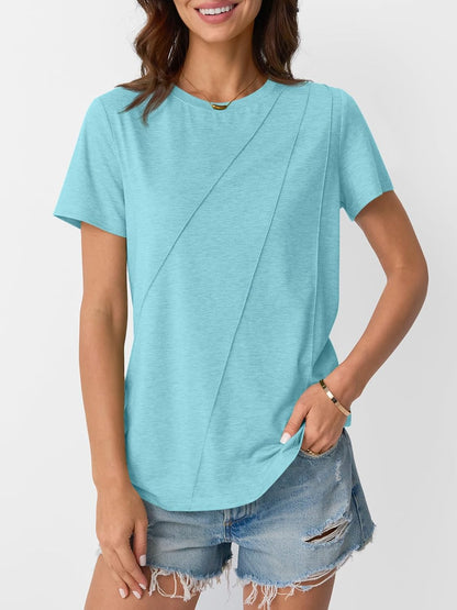 Womens Summer Tops Workout Shirts Beach Vacation Outfits Business Tshirts