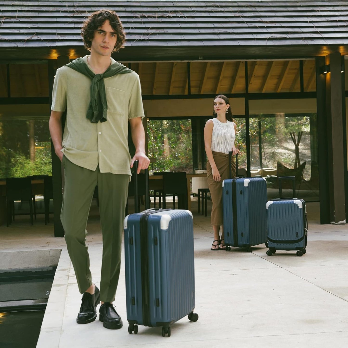 Luggage Airline Approved 20 Inch Expandable Hard Sided Luggages