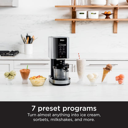 Ninja NC301 CREAMi Ice Cream Maker, for Gelato, Mix-ins, Milkshakes, Sorbet, Smoothie Bowls & More