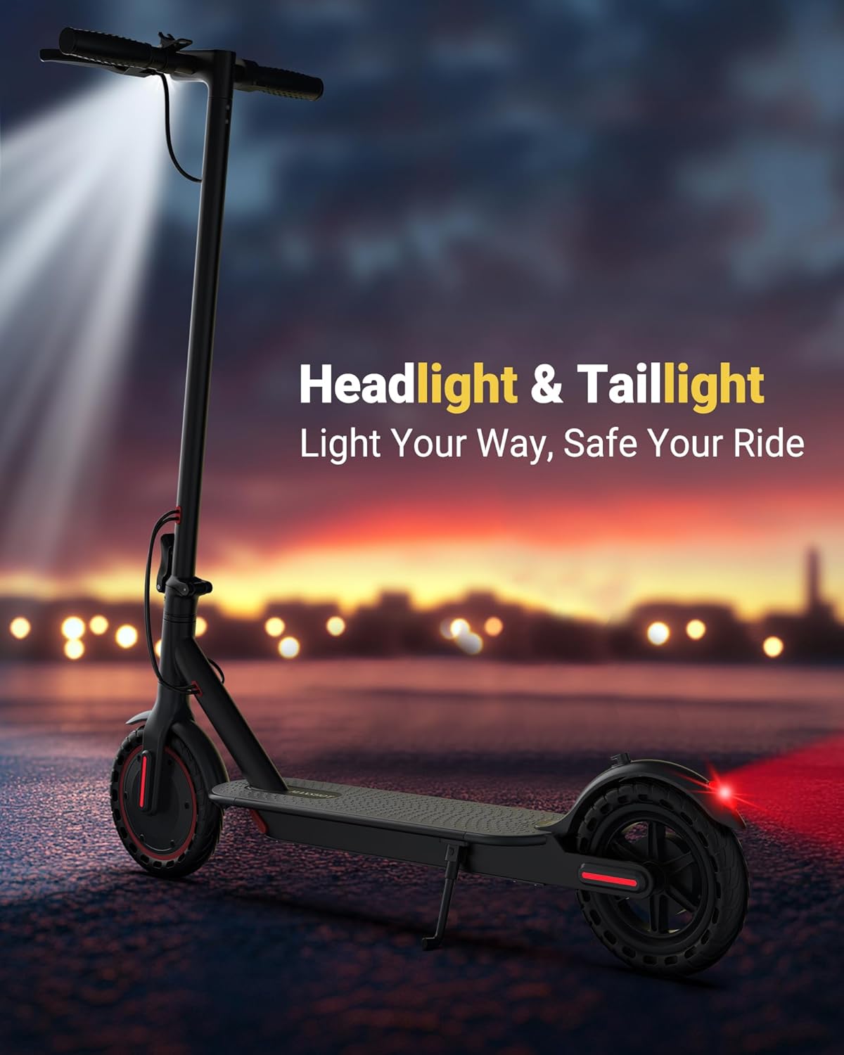 Electric Scooter for Adults 8.5/10/14" Tires, 19/22Mph, 350W/500W Motor