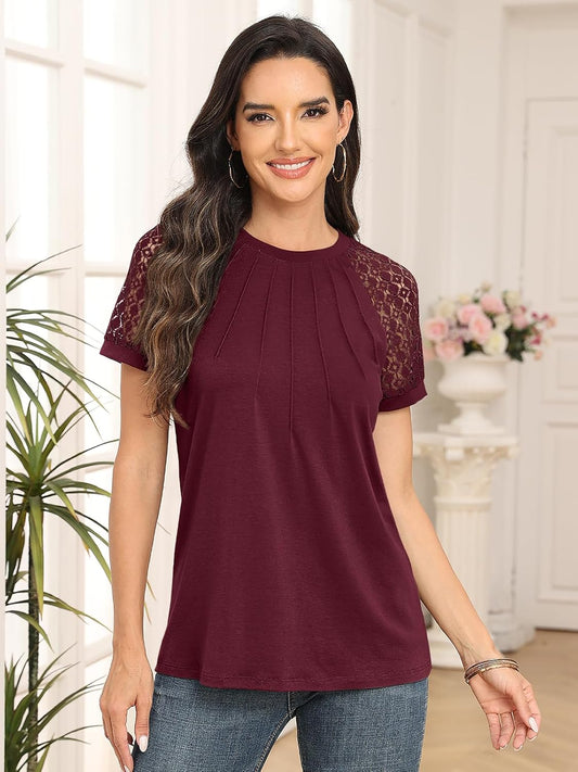 Spring Shirts Trendy Vacation Outfits Short Sleeve Tee