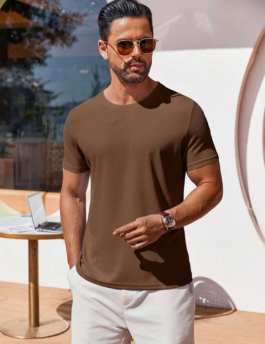 T Shirt Short Sleeve Crew Neck T-Shirt Casual Summer Basic Tee Shirts