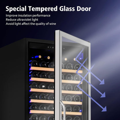 24 Inch Beverage Refrigerator Outdoor Under Counter Beverage Cooler for Patio
