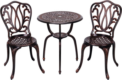 C/G 3 Piece Bistro Set Outdoor Patio Table