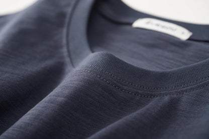 Cotton Loose Fit Thick T-Shirt Heavy Weight Crewneck Tees for Men
