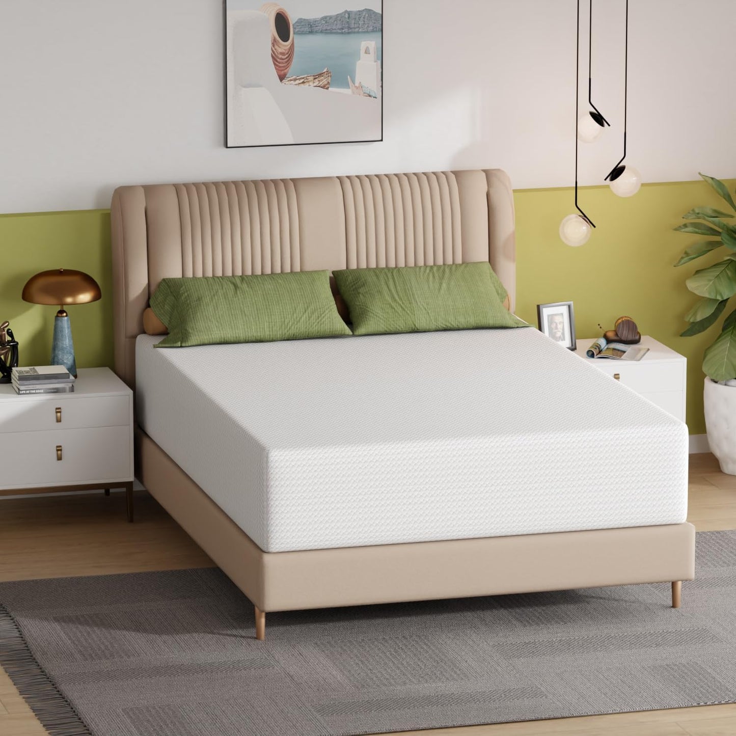 Twin 6 Inch Gel Memory Foam Mattress in a Box Medium Firm