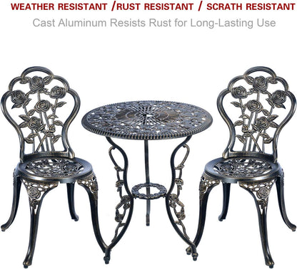 C/G 3 Piece Bistro Set Outdoor Patio Table