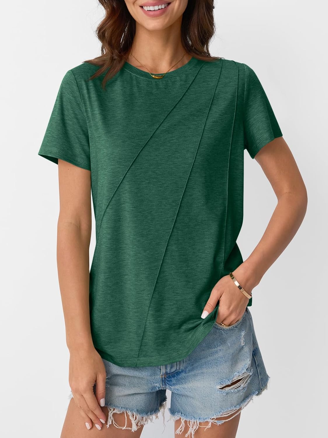Womens Summer Tops Workout Shirts Beach Vacation Outfits Business Tshirts