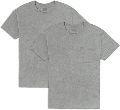 Men's Crew Tee Undershirts Moisture Wicking & Tag Free Comfy Outfits