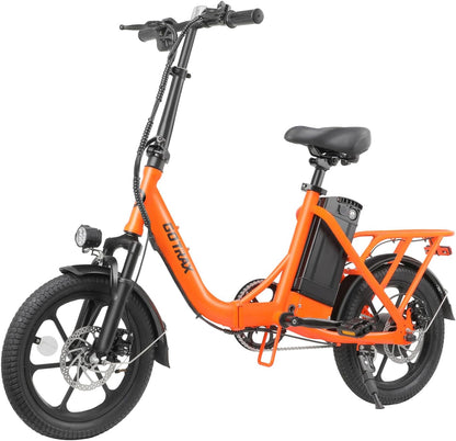 Gotrax 16" Folding E-Bike with Removable Battery 28 Mile Range