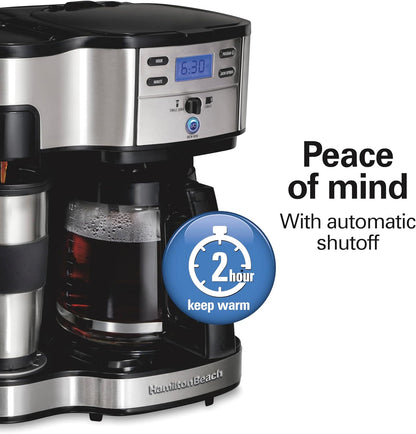 Hamilton Beach 2-Way 12 Cup Programmable Drip Coffee Maker