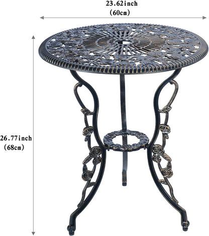 C/G 3 Piece Bistro Set Outdoor Patio Table