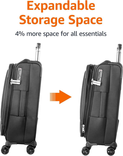 20" Luggage, Softside Suitcase With TSA Lock