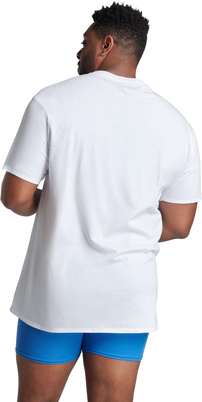 Men's Crew Tee Undershirts Moisture Wicking & Tag Free Comfy Outfits