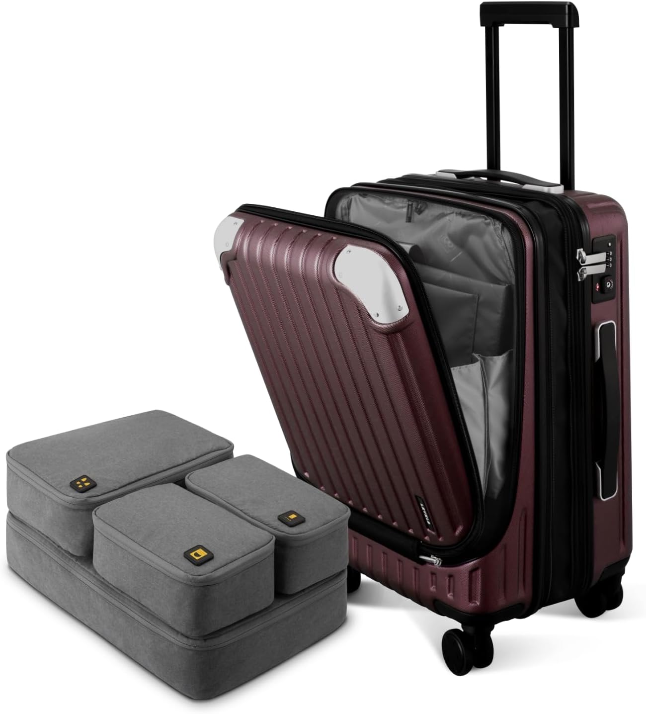 Luggage Airline Approved 20 Inch Expandable Hard Sided Luggages