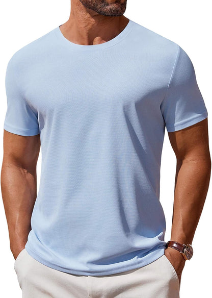 T Shirt Short Sleeve Crew Neck T-Shirt Casual Summer Basic Tee Shirts