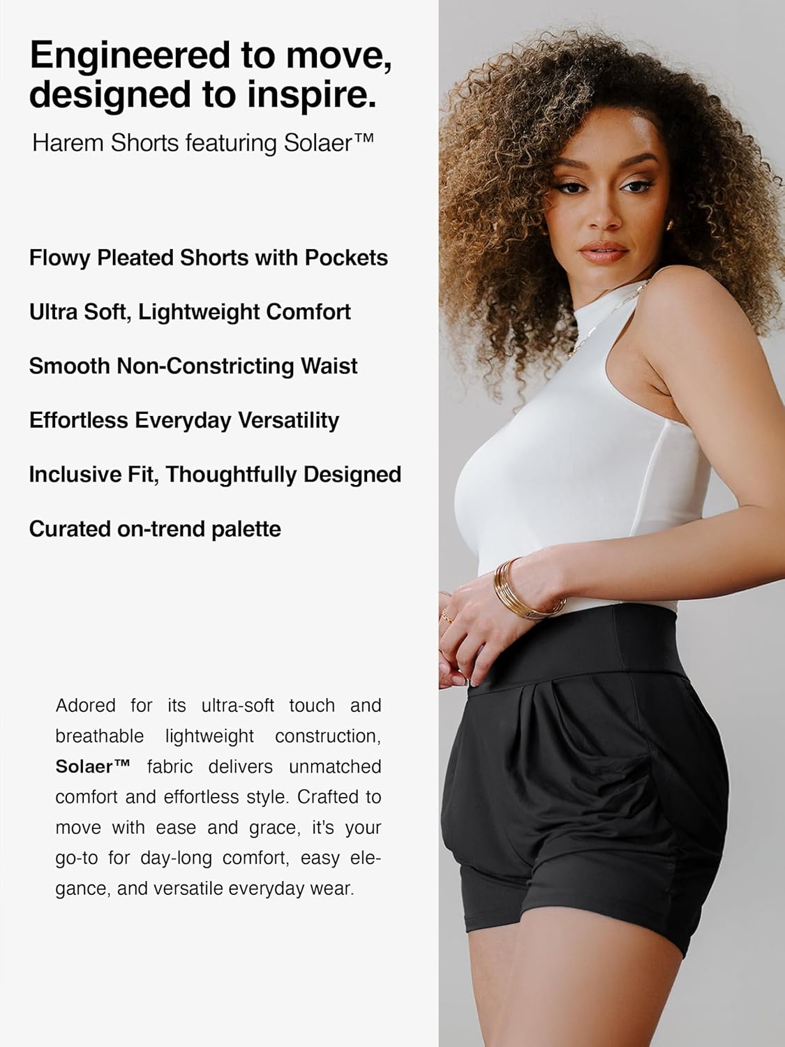 Women’s Shorts with Pockets  Ultra Soft Stretch