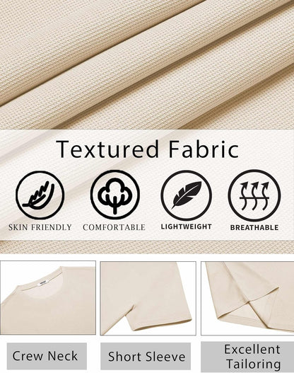 T Shirt Short Sleeve Crew Neck T-Shirt Casual Summer Basic Tee Shirts