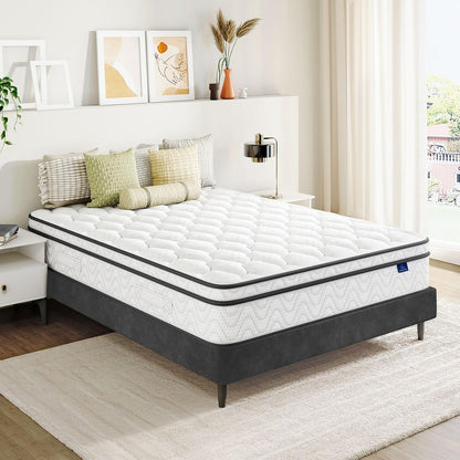 10 Inch Hybrid Mattress in a Box with Memory Foam