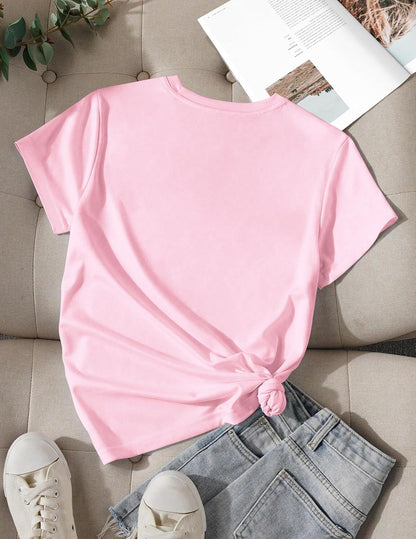 Women's T Shirts Crewneck Short Sleeve Shirt