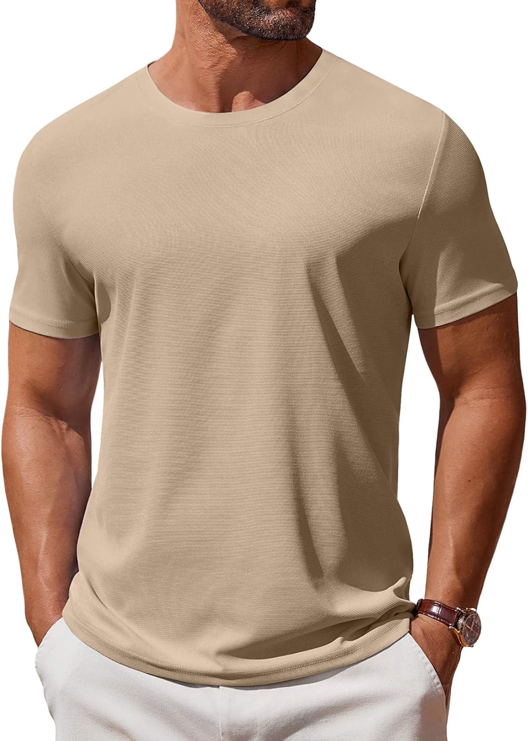 T Shirt Short Sleeve Crew Neck T-Shirt Casual Summer Basic Tee Shirts
