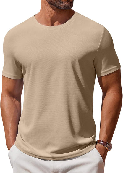 T Shirt Short Sleeve Crew Neck T-Shirt Casual Summer Basic Tee Shirts