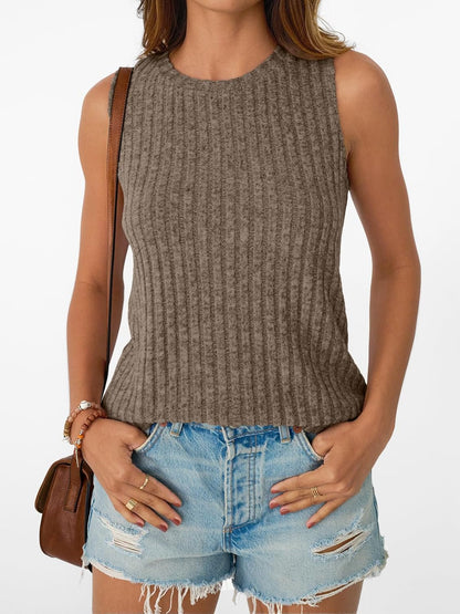 Womens Tank Tops Sleeveless Tunic Summer Basic Soft Casual Trendy Vacation Outfits