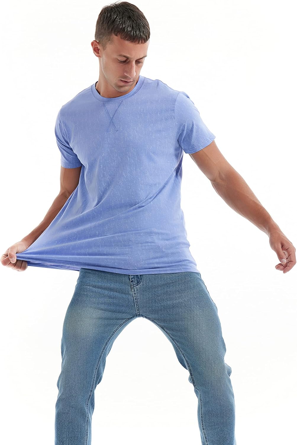 Men's T-Shirts Premium Cotton Crew Neck Tees