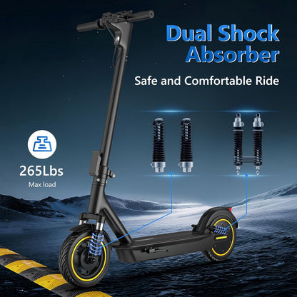 Electric Scooter for Adults 8.5/10/14" Tires, 19/22Mph, 350W/500W Motor