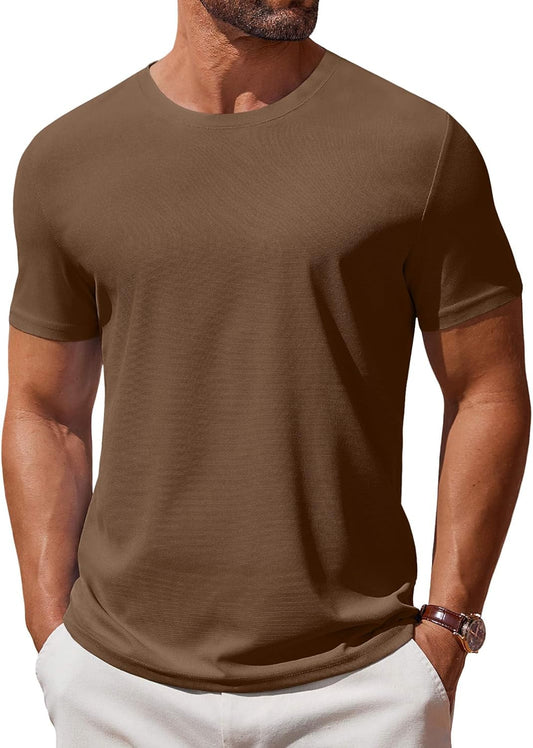 T Shirt Short Sleeve Crew Neck T-Shirt Casual Summer Basic Tee Shirts