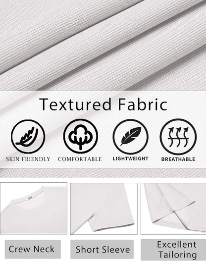 T Shirt Short Sleeve Crew Neck T-Shirt Casual Summer Basic Tee Shirts