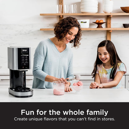 Ninja NC301 CREAMi Ice Cream Maker, for Gelato, Mix-ins, Milkshakes, Sorbet, Smoothie Bowls & More