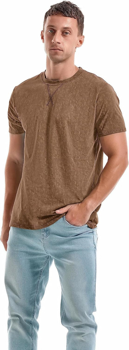 Men's T-Shirts Premium Cotton Crew Neck Tees
