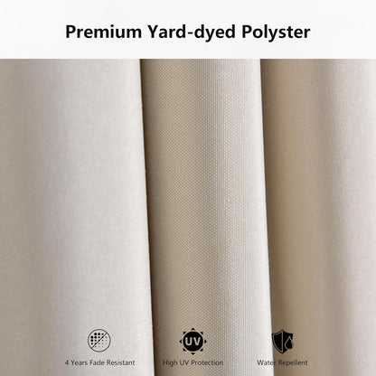 12x20ft Hardtop Gazebo Aluminum Frame Steel Roof Curtains Netting