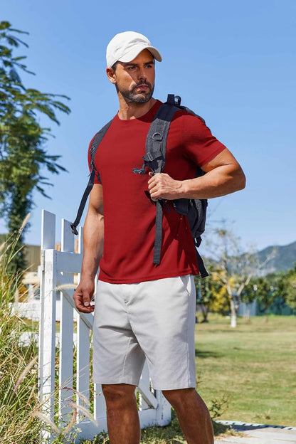 T Shirt Short Sleeve Crew Neck T-Shirt Casual Summer Basic Tee Shirts