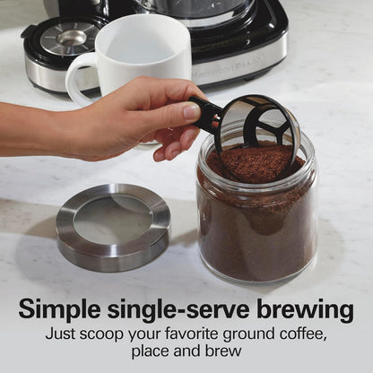 Hamilton Beach 2-Way 12 Cup Programmable Drip Coffee Maker