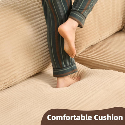 107" Boneless Couch with Deep Seat Cloud Sectional Couch for Living Room