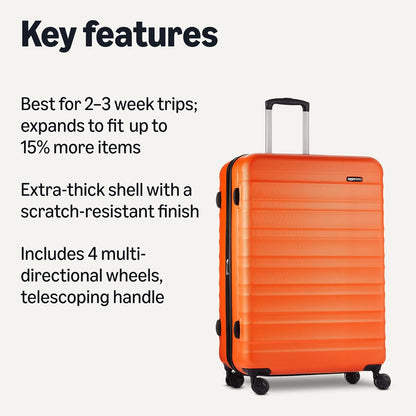 26" Hardside Medium Checked Luggage