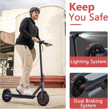 Electric Scooter for Adults 8.5/10/14" Tires, 19/22Mph, 350W/500W Motor
