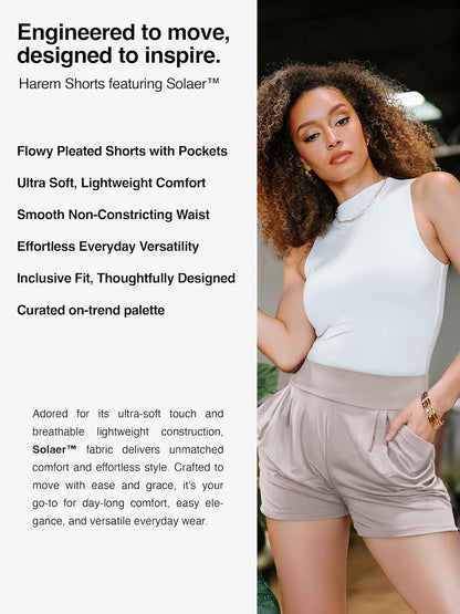 Women’s Shorts with Pockets  Ultra Soft Stretch