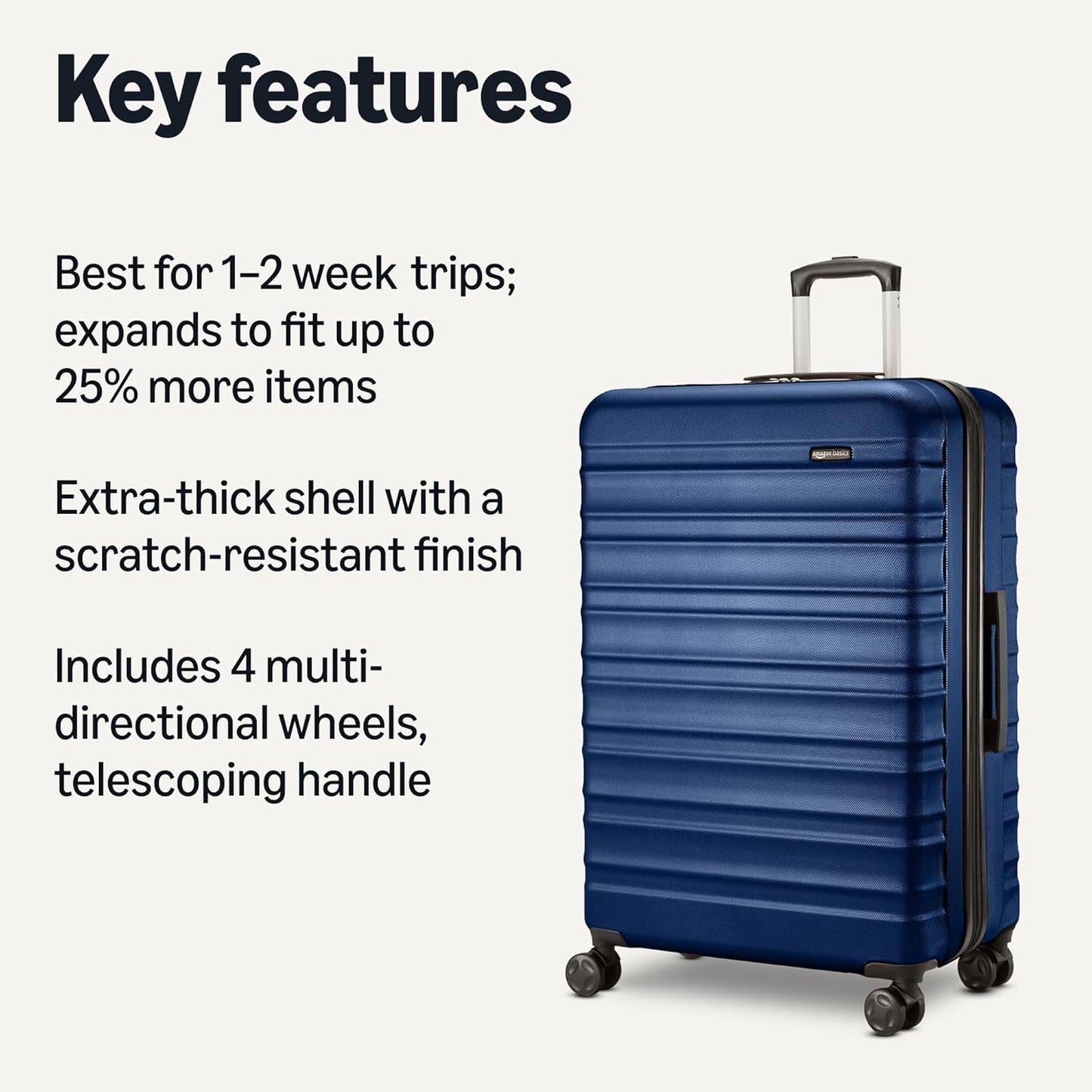 26" Hardside Medium Checked Luggage
