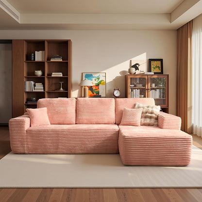 104" Cloud Sectional Couch with L-Shape Chaise