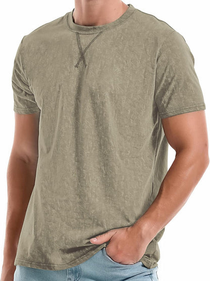 Men's T-Shirts Premium Cotton Crew Neck Tees