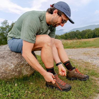 Hiker Micro Crew Midweight Cushion Sock for Men Hiking Boot