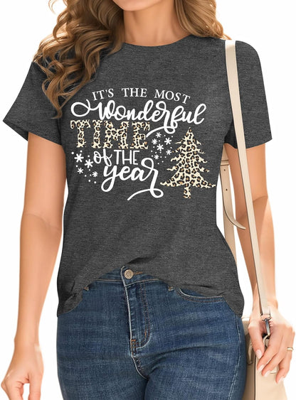 Short Sleeve Crew Neck Casual Shirts Basic Tee Summer Tops